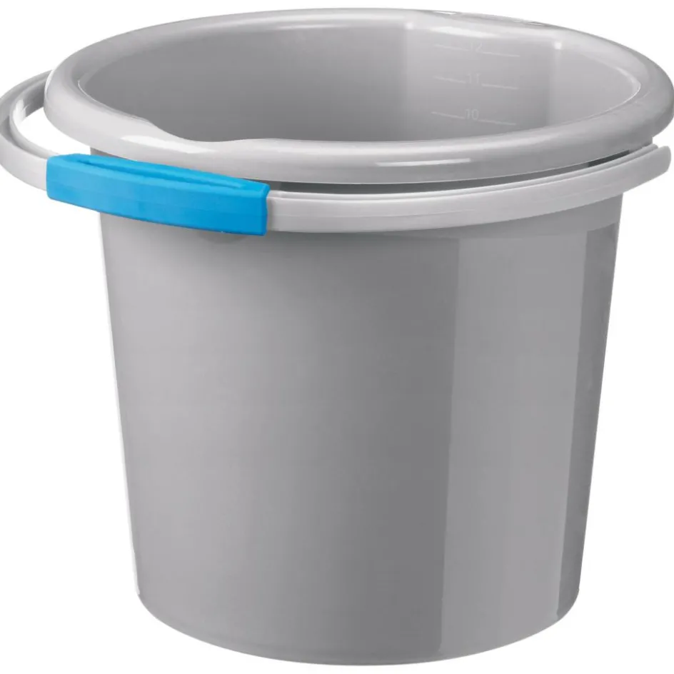 New Sunware Water-line emmer + afwasteil 5 + 12 liter zilver