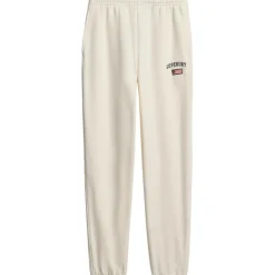 Superdry Athletic Essential Boyfriend joggingbroek dames desert bone off white