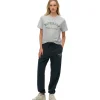 Discount Superdry Athletic Essential Boyfriend joggingbroek dames eclipse navy