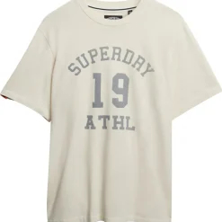 Superdry Athletic Essential shirt heren desert bone off white