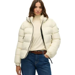 Superdry Puffer winterjas dames off white