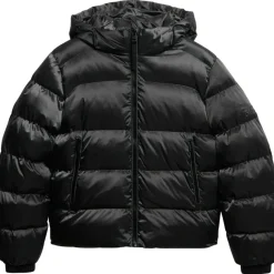 Best Superdry Sports winterjas dames black sheen