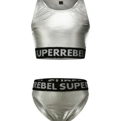 Clearance SuperRebel Carmel bikini junior silver foil