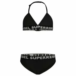 Discount SuperRebel Isla triangle bikini junior black