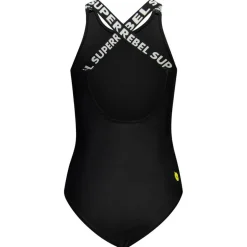 Outlet SuperRebel Venice badpak junior black white