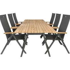 TASTE by 4 Seasons  Ambassador 240 x 100 cm Aruba 6 tuinset teak