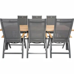 TASTE by 4 Seasons  Ambassador 240 x 100 cm Troy 6 tuinset teak