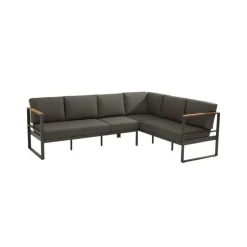 Online TASTE by 4 Seasons  Montigo loungebank teak anthracite