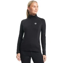 Discount Tenson TXlite Half Zip skipully dames black