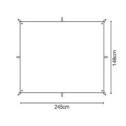 Terra Nova  Adventure 1 tarp 245 x 148 cm green