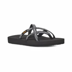 Teva Olowahu slippers dames palms zwart wit