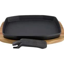 Discount The Bastard  Cast Iron Sizzeling Medium gietijzeren braadpan  met houder