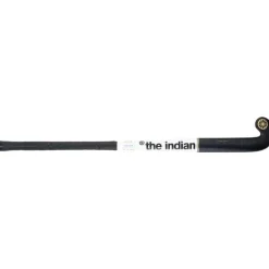 Sale The Indian Maharadja Gold Pro Mid Bow zaalhockeystick junior black white gold foil
