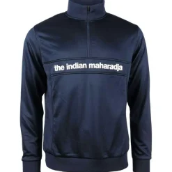 The Indian Maharadja Poly Terry Half Zip hockeytrui heren navy