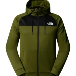 Online The North Face  Reaxion Fleece vest heren woodland green TNF black