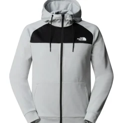 Online The North Face  Reaxion fleece vest heren high rise grey light heather TNF black