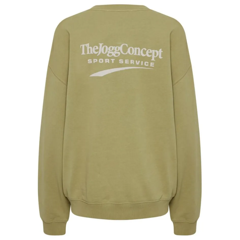 TheJoggConcept Rubi sweater heren split pea