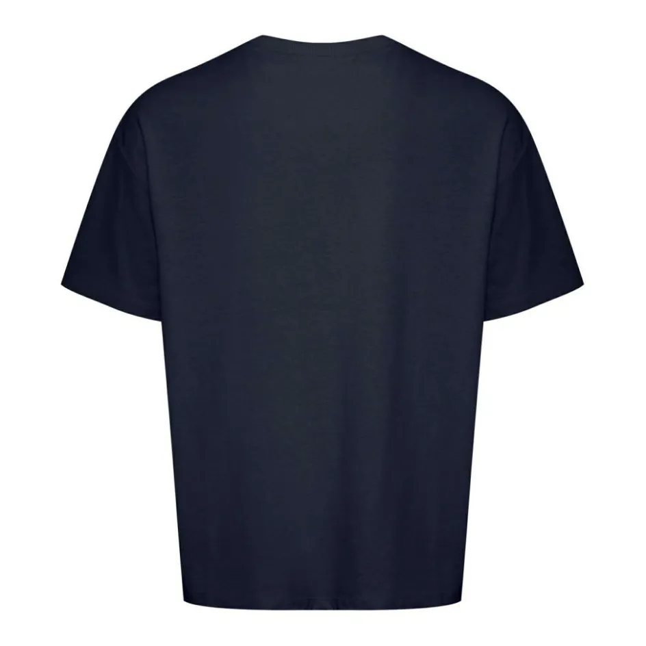 TheJoggConcept Silas Logo shirt heren navy blazer