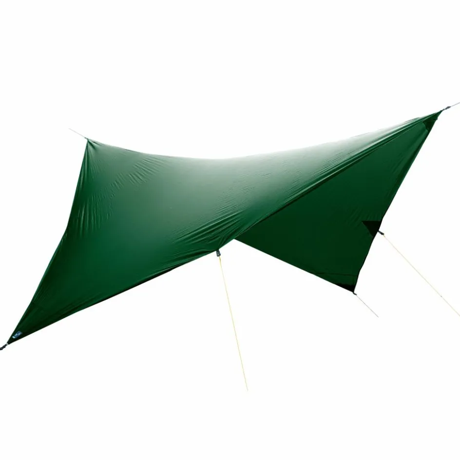 Ticket To The Moon Silnylon Ultralight tarp 250 x 250 cm green