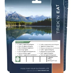 New Trek 'n Eat Pasta with vegetarian Bolognese