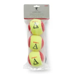 Best Tretorn Academy tennisballen 3-pack rood geel
