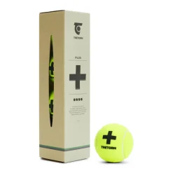 Outlet Tretorn Plus LB tennisballen 4-pack geel