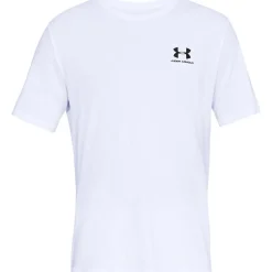 Clearance Under Armour  Left Chest Logo shirt heren white black