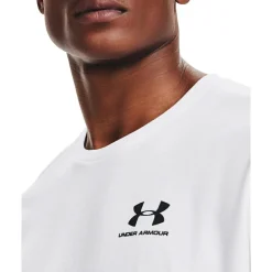 Clearance Under Armour  Left Chest Logo shirt heren white black