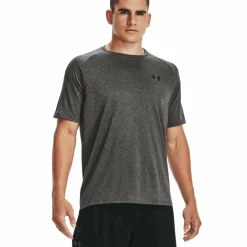 Under Armour Tech 2.0 shirt heren carbon heather black