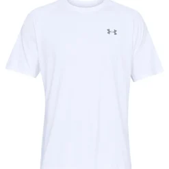 Discount Under Armour  Tech 2.0 sportshirt heren white overcast grey