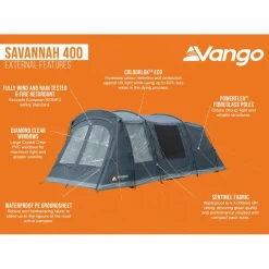 Vango Savannah 400 Package tunneltent blue