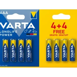 Varta Longlife Power Alkaline AAA batterij 8-pack