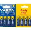 Varta Longlife Power Alkaline AA batterij 8-pack