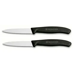 Victorinox Kartel groente/schilmes zwart 2 stuks