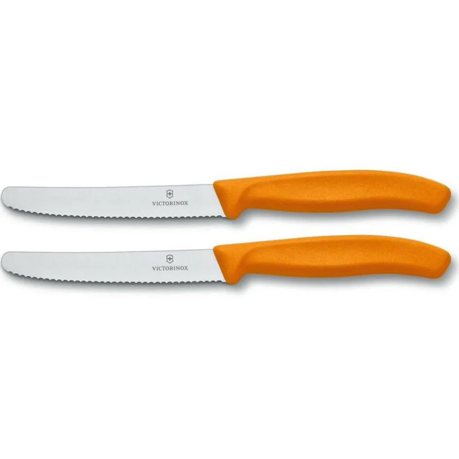 Sale Victorinox Tafelmes oranje 2 stuks
