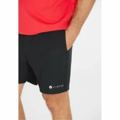 VIRTUS Zayne 2-in-1 short heren black
