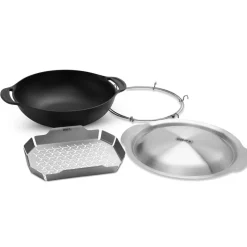 Outlet Weber Crafted wok en stomer