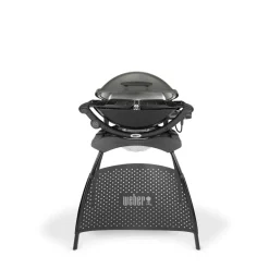 Weber Q2400 elektrische barbecue dark grey inclusief stand