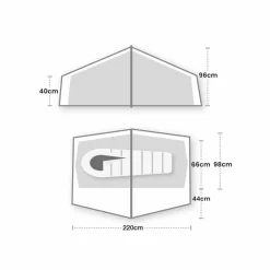 Discount Wild Country Halny Elite 1 lichtgewicht tunneltent blue