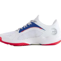 Wilson Hurakn 2.0 padelschoenen dames white deja vu blue red