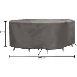 Online Winza Outdoor Covers  Premium tuinset hoes ø 200 x 85 cm grey