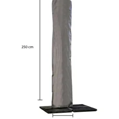 Winza Outdoor Covers  Premium parasolhoes 250 x 64 antraciet