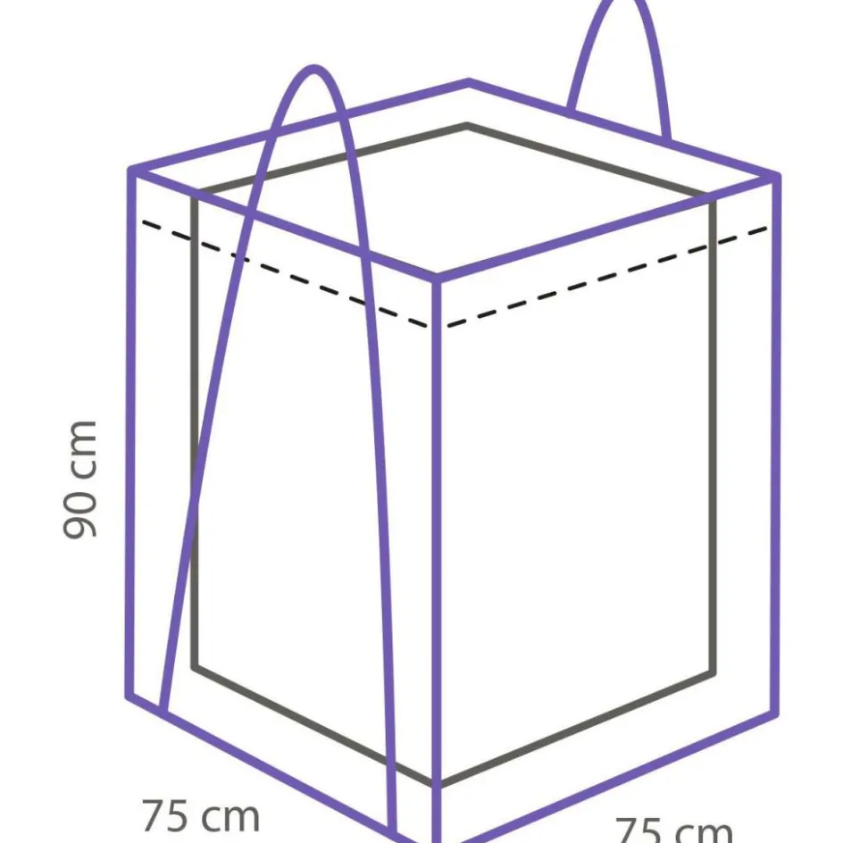 Winza Outdoor Covers Premium lounge kussentas 75 x 75 x 90