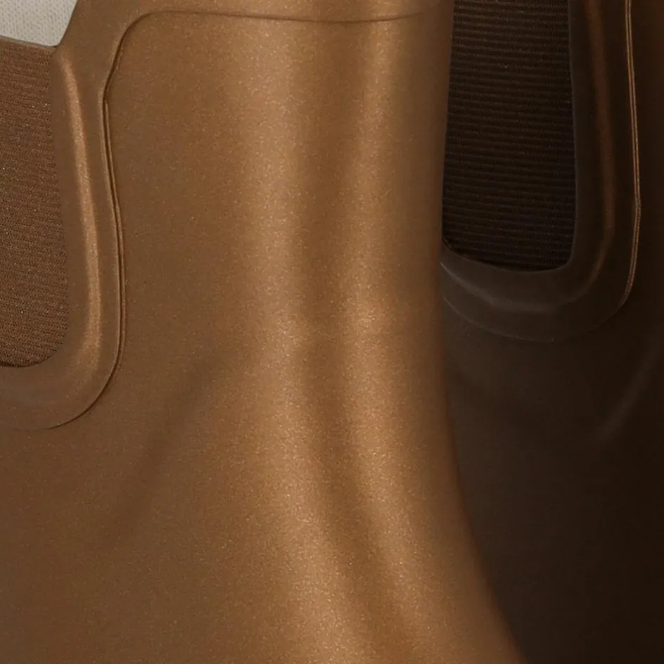 Online XQ Chelsea regenlaarzen dames bronze metallic