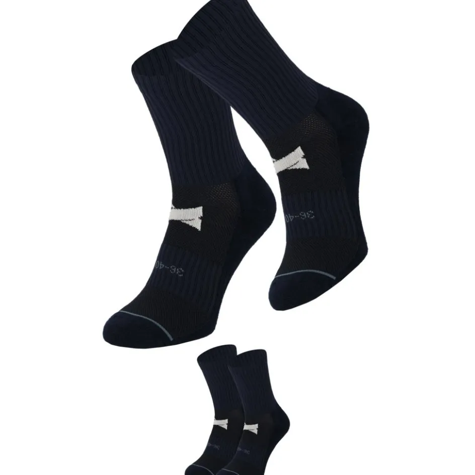 Xtreme Sockswear Grip voetbalsokken navy 2-pack