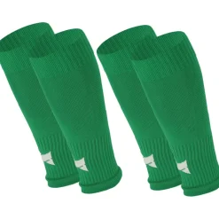 Xtreme Sockswear  Pro Footless Soccer sleeves green 2-pack