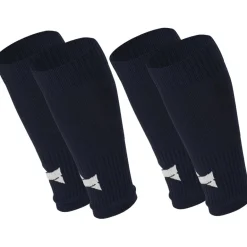 Clearance Xtreme Sockswear  Pro Footless Soccer sleeves navy 2-pack