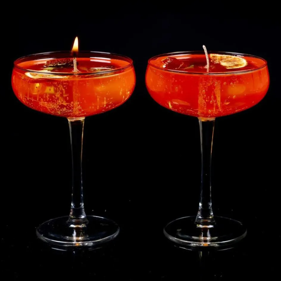 Yes We Candle Aperol Spritz kaars orange